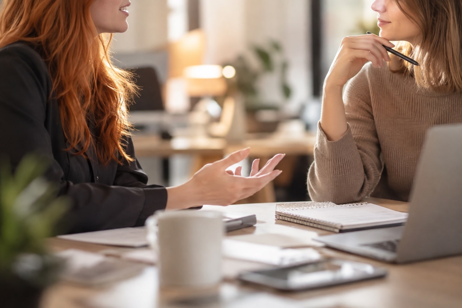 Ateliers méthodes & supervision pour professionnels du bilan 1 Deux professionnelles en échange